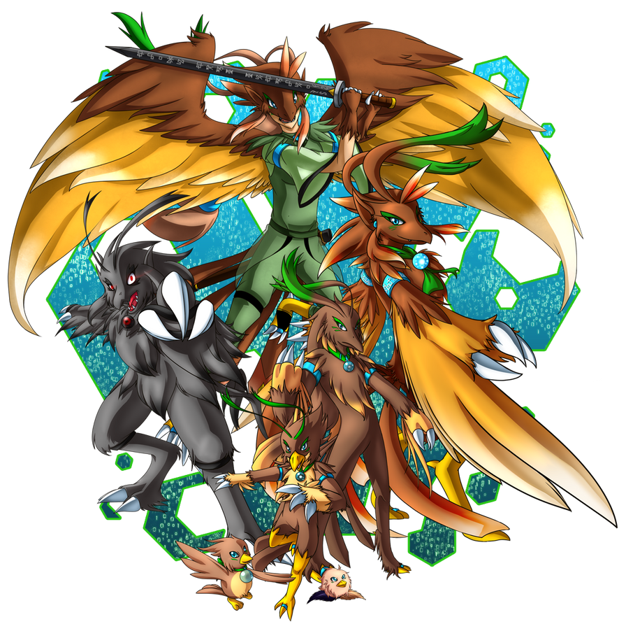 CoMM Sparrowmon s Evo Line By JaymiSaeki On DeviantArt comm-sparrowmon-s-evo-line-by-jaymisaeki-on-deviantart