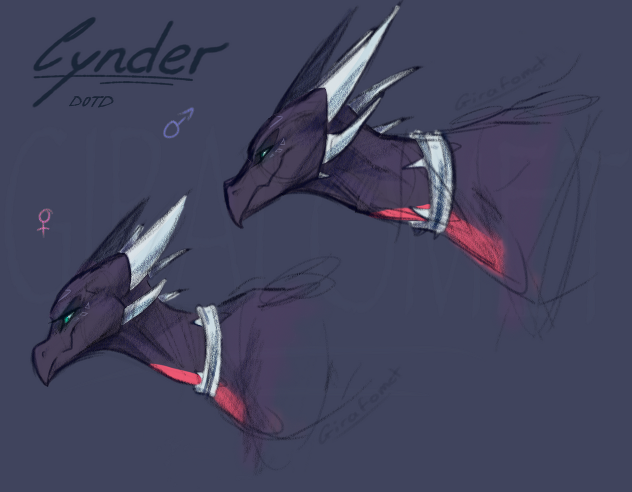 Cynder: Genderbent doodle by Girafo on DeviantArt