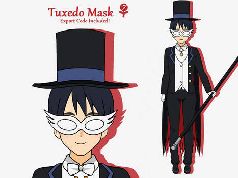 (Kisekae) Tuxedo Mask +Export Code!