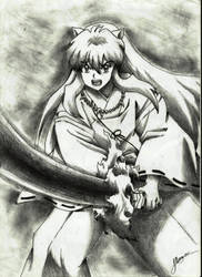 Inuyasha drawing by Al by 12345t67