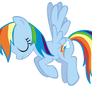 Rainbow Dash vector with no clever title