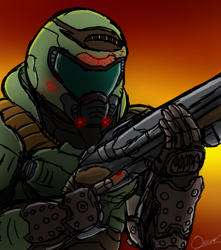 Doom Slayer (2019) by datonestarfox2 on DeviantArt