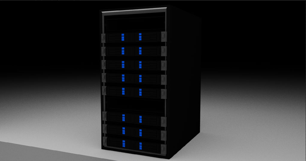 Server Rack Rendered by TwillReX on DeviantArt