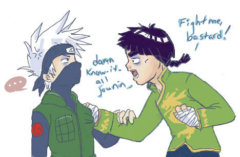 Gai vs Kakashi - kids