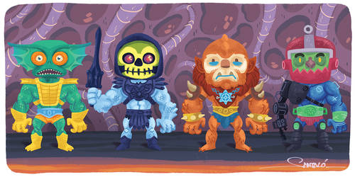 Skeletor and his evil gang