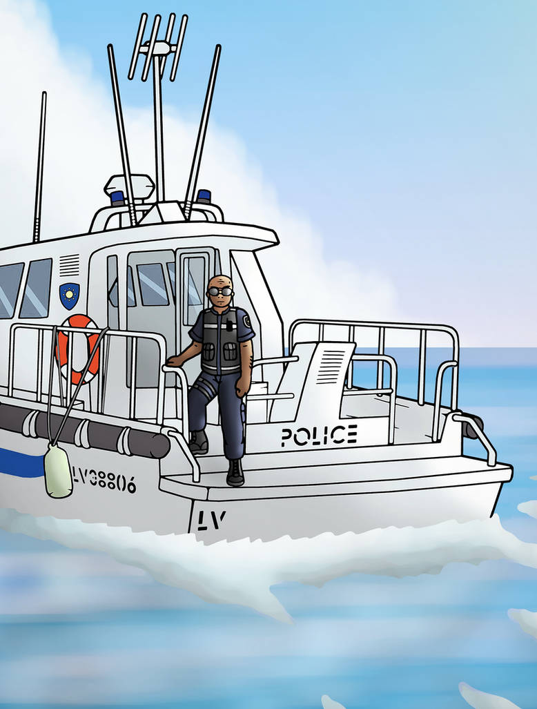 Police boat (2) by AeroPtera-Art on DeviantArt