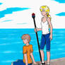 David and Teena - Painting