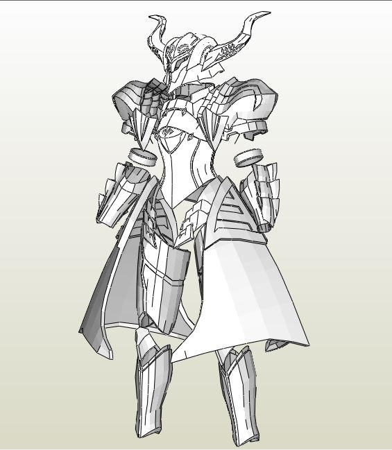 Fate/Apocrypha Mordred Pepakura by TameshiGiri24 on DeviantArt