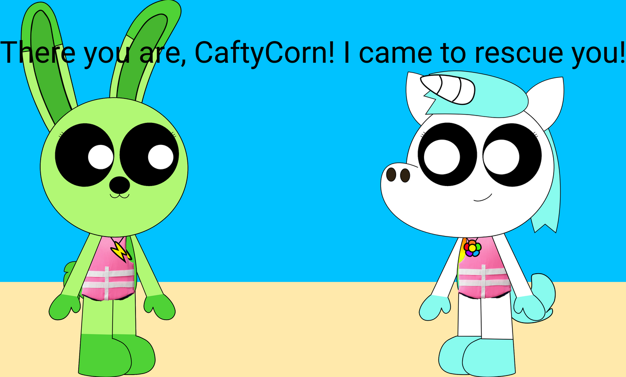 CraftyCorn gets saved by beloved1327 on DeviantArt