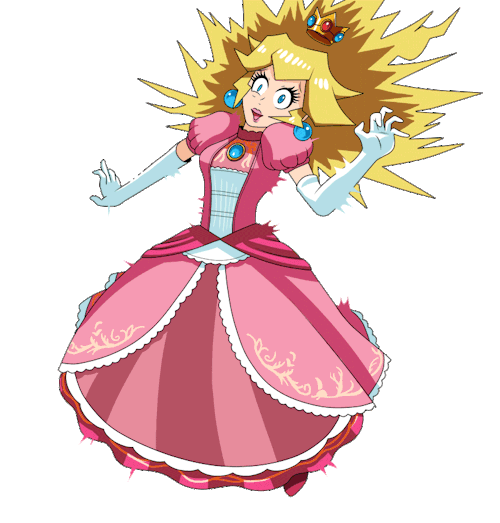 Shockingly Sweet (Electrocuted Princess Peach 2) by Xenomic on DeviantArt