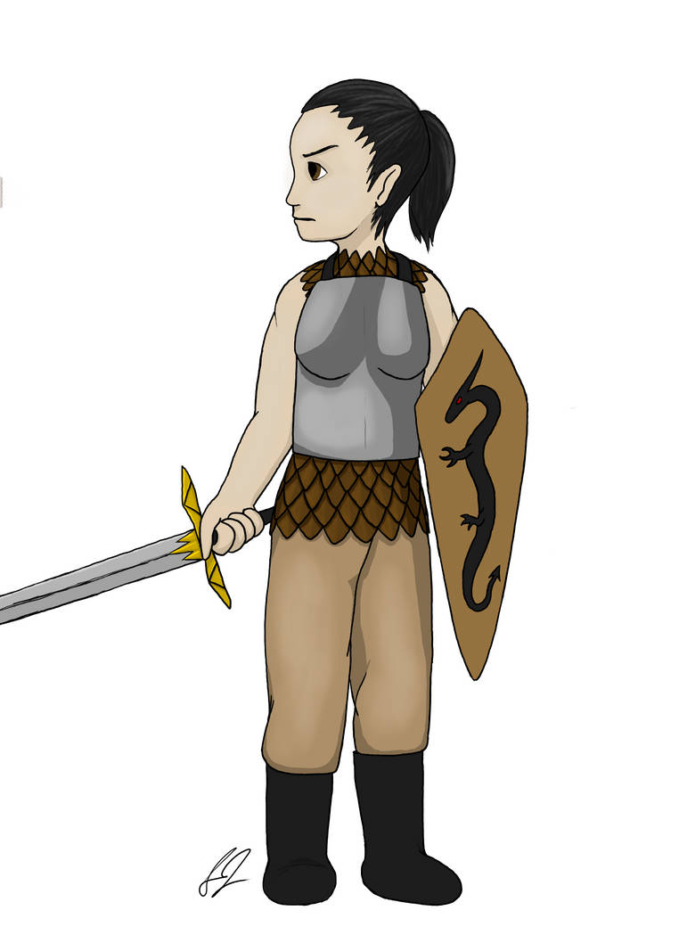 Rinn the Dragonslayer by SelarianJots on DeviantArt