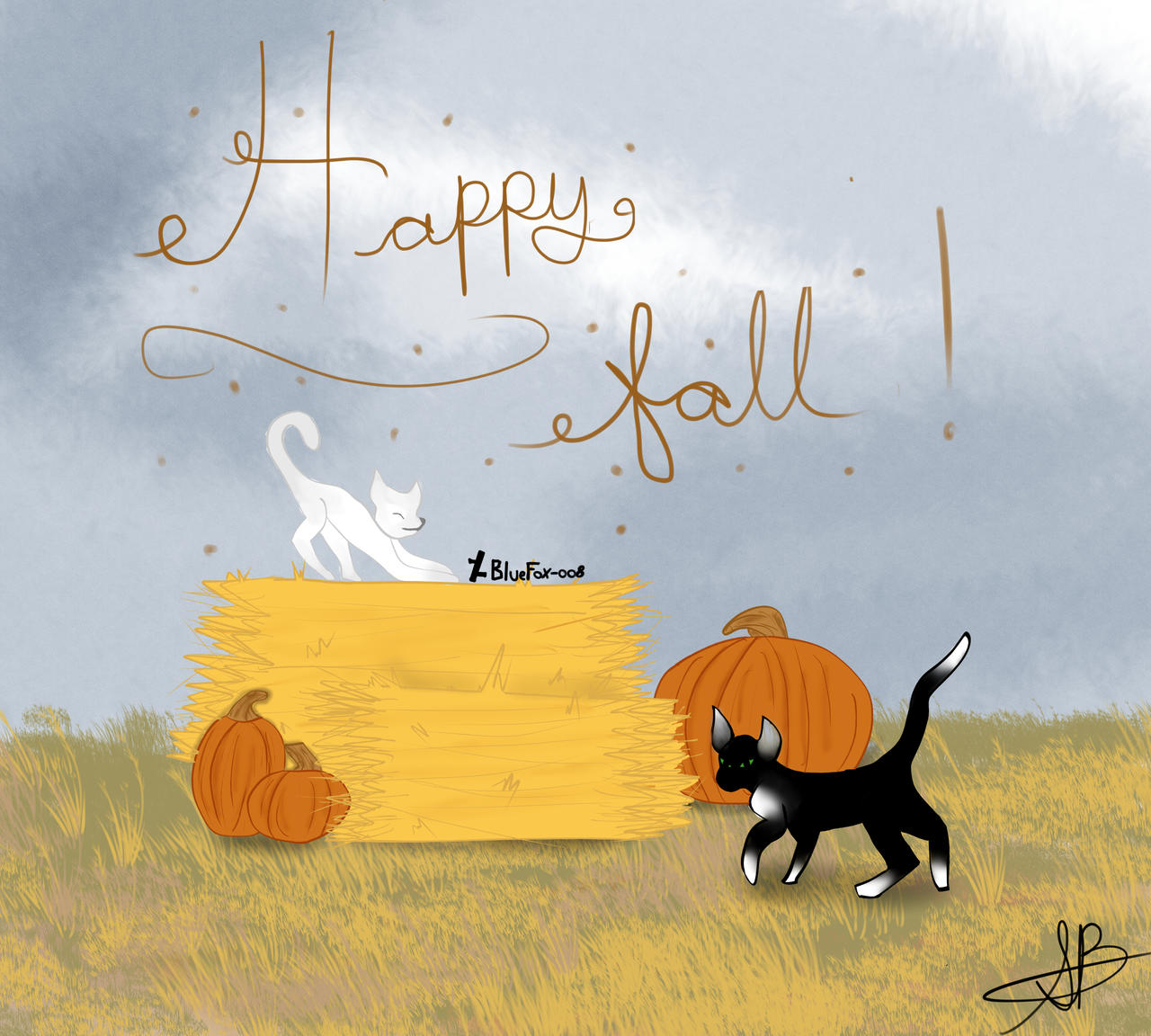 Deviantart Fall Happy fall! by BlueFox008 on DeviantArt