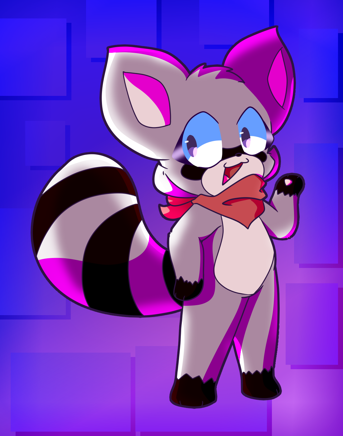 Deviantart Racoon Rambley The Racoon drawing by CharlieTheArtizt on DeviantArt