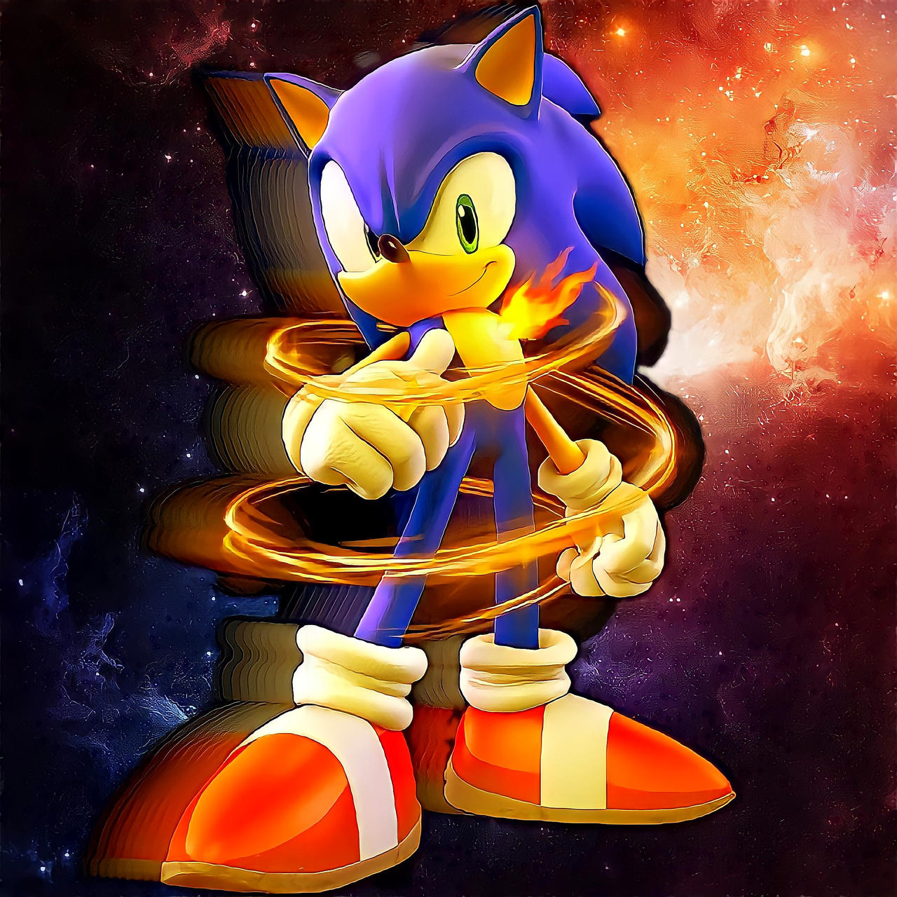 ArtStation - Sonic CD - Secret Sonic Screen