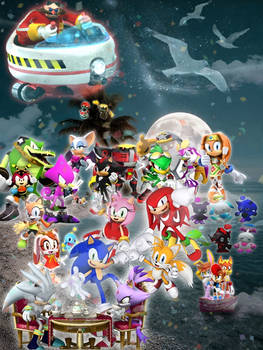 Sonic Art (Dr Eggman) Summer - Beach Party