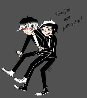 DA BICOLOR GAYS I MEAN GUYS (pepe le pew and syl)