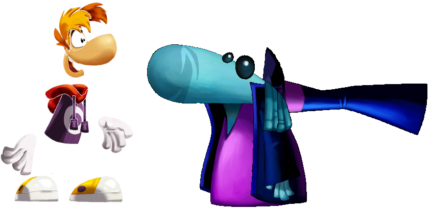 rayman and Mr. Dark by BoogeyBoy1 on DeviantArt
