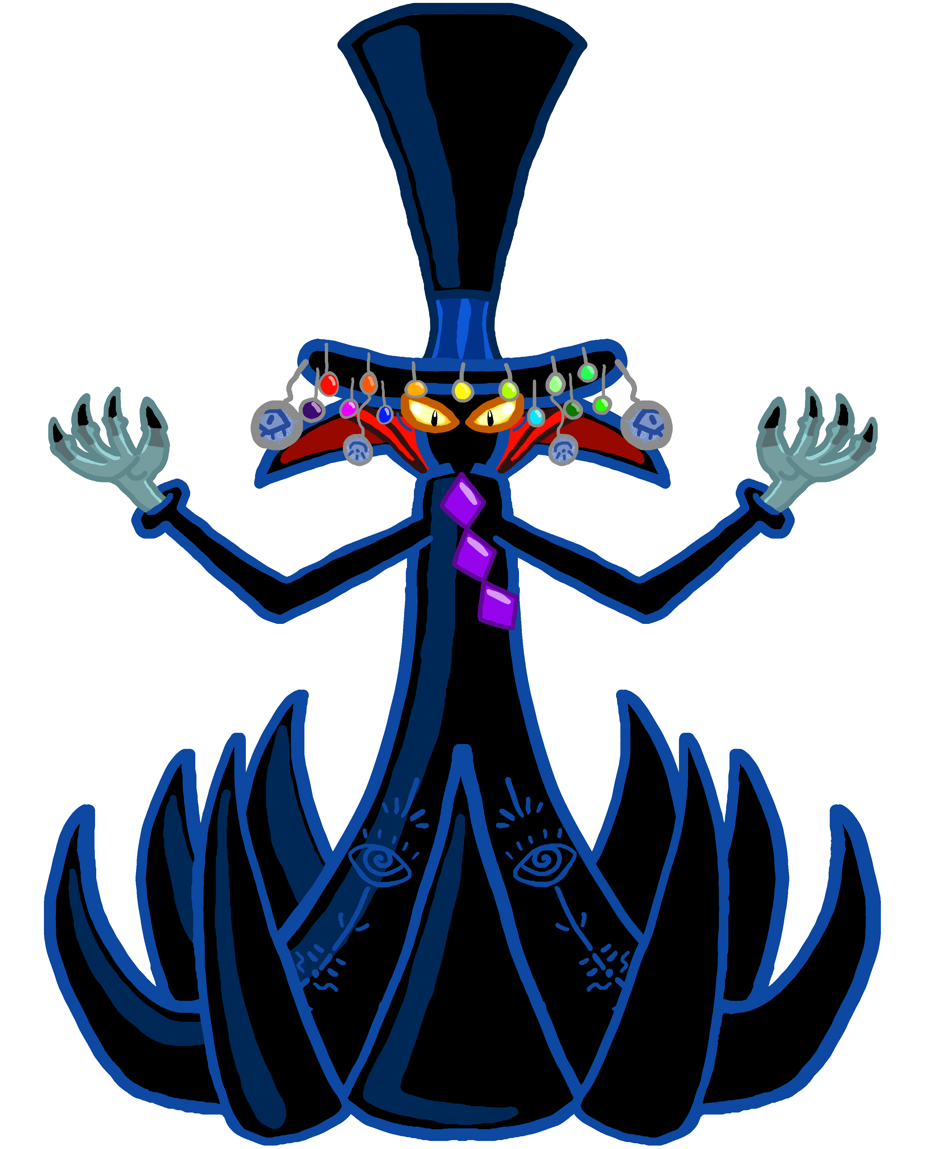 Mr. Dark (Rayman Origins design update with arms) by BoogeyBoy1 on ...