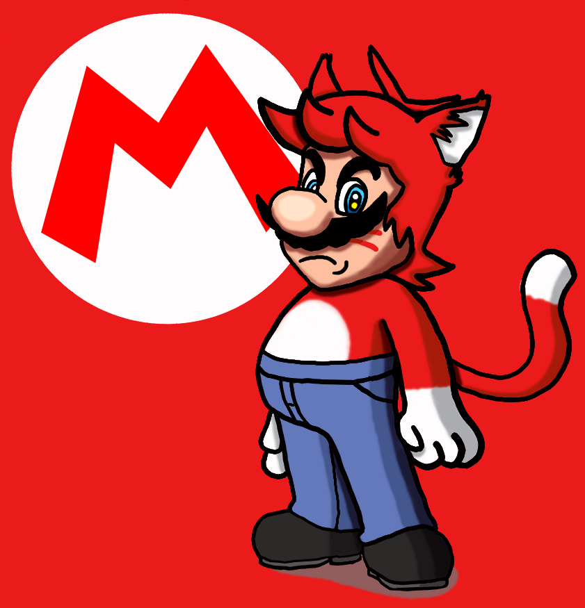 Cat Mario and Cat Mario by Joecool597 on Newgrounds