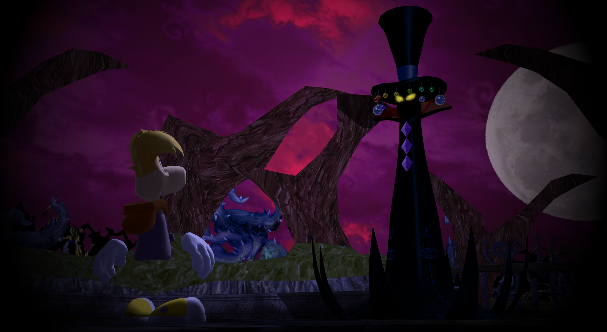 MMD: Rayman meets Mr. Dark by Boogeyboy1 on DeviantArt