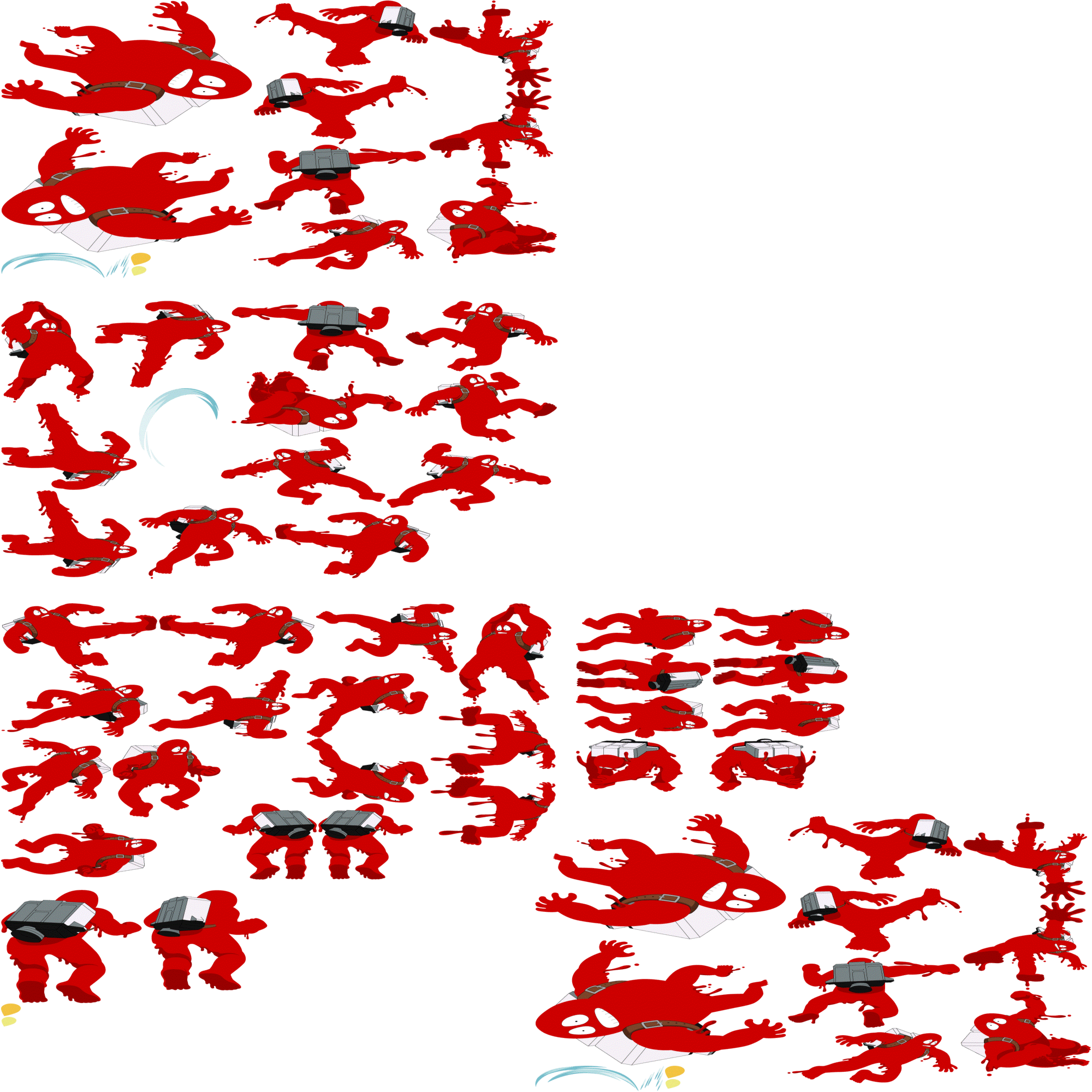 Invisible Spryte Dokkan Invisible Man sprites by Fanofmanymedia on DeviantArt