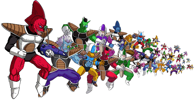 Frieza Force Raspberry Frieza soldiers by Fanofmanymedia on DeviantArt