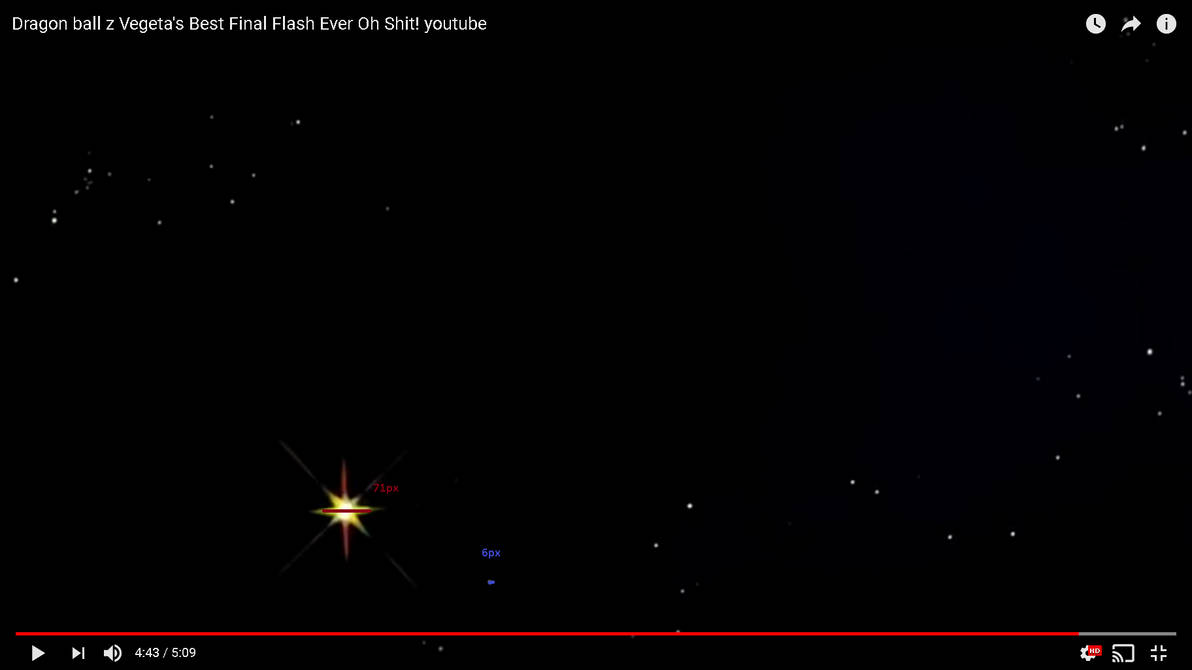 Vegeta's final flash by IreneBelserion69