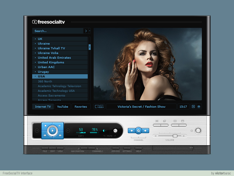 FreeSocialTV GUI