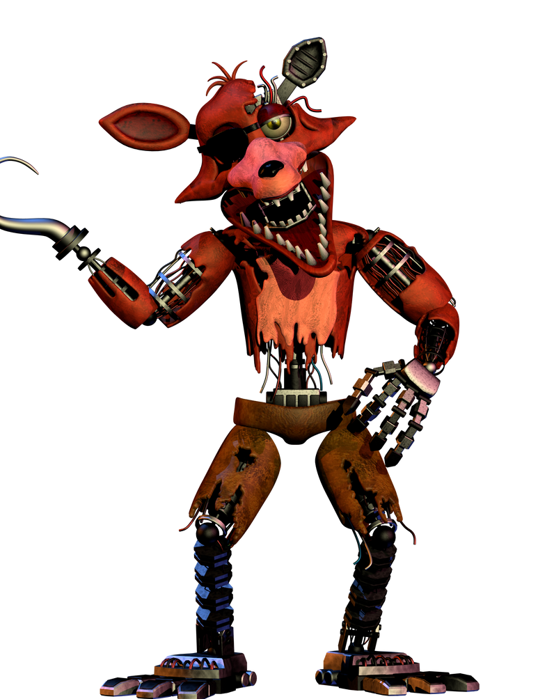 Blender/FNAF) Withered Foxy Jumpscare by JuanitoAlcachofaz on DeviantArt