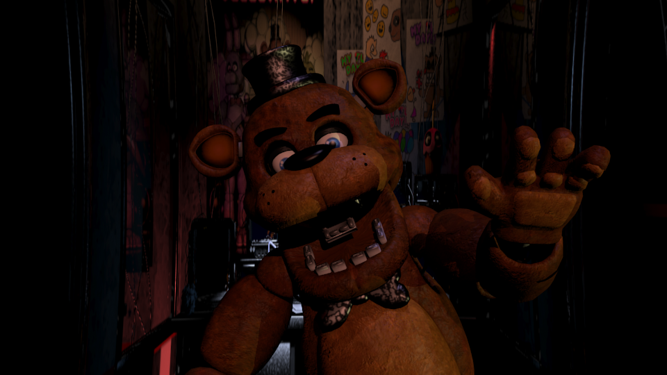 Freddy Fazbear Fnaf 1 Jumpscare 1 recreation by zueiroooooooooooo on  DeviantArt