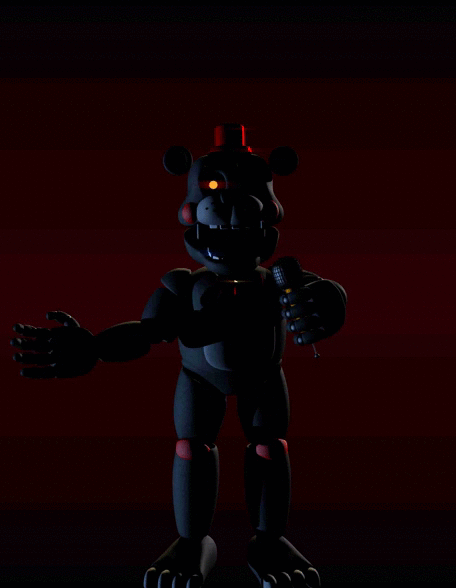 FNAF 6 - FNIA LEFTY / The Puppet in the Salvage (FNAF 6 Parody Animation) on Make a GIF