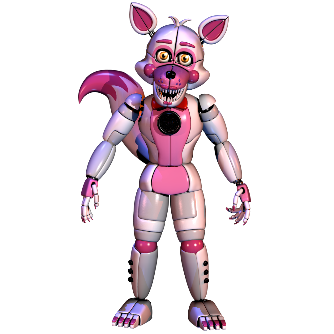 Withered Foxy (Blender) by FnaFcontinued on DeviantArt