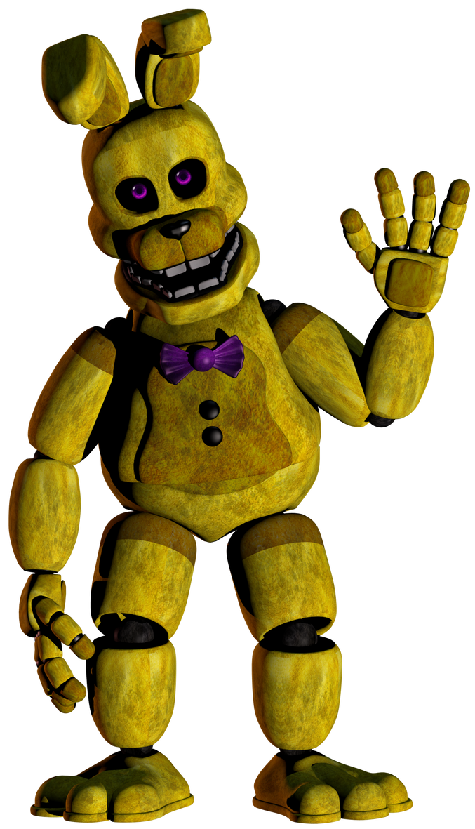 Spring Bonnie Full Body png by FnaFcontinued on DeviantArt