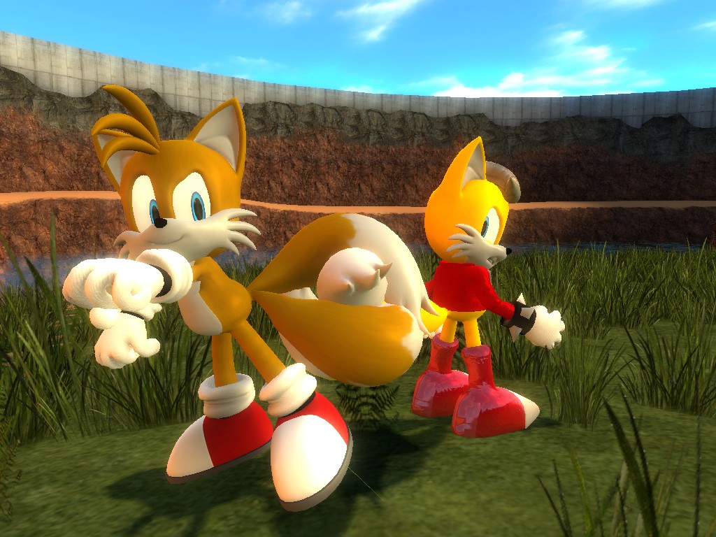 Tails Rival Tails and Miles: Tail Fight by Shot-the-Coyote777 on DeviantArt
