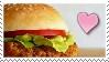 Spicy Chicken Burger Stamp by Weapons-Expert-Cool