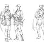 Night Watch Cast: Vimes and Carcer Sketches