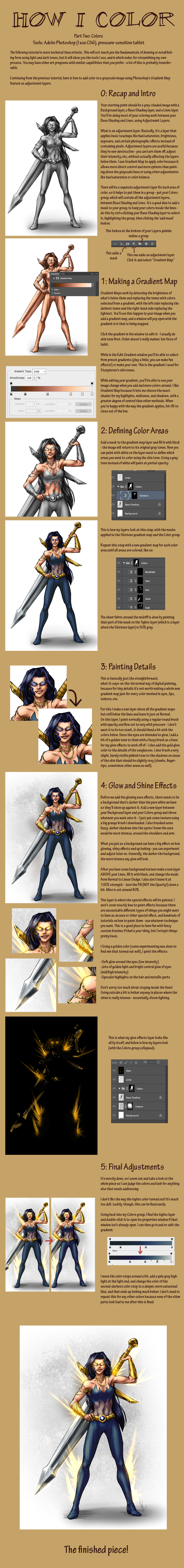 Deviantart Color Map Gradient Map Color Tutorial: Part Two by plangkye on DeviantArt