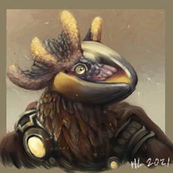 Bird Alien Portrait