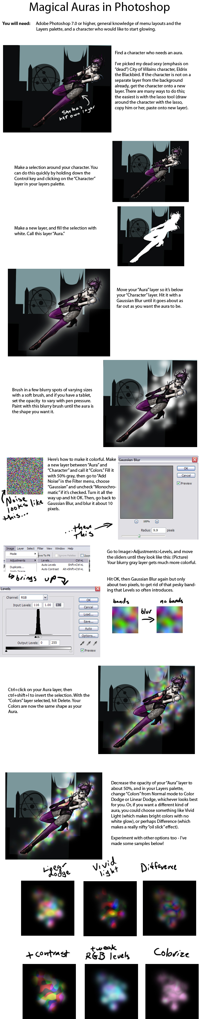 Colorful Magic Aura Tutorial