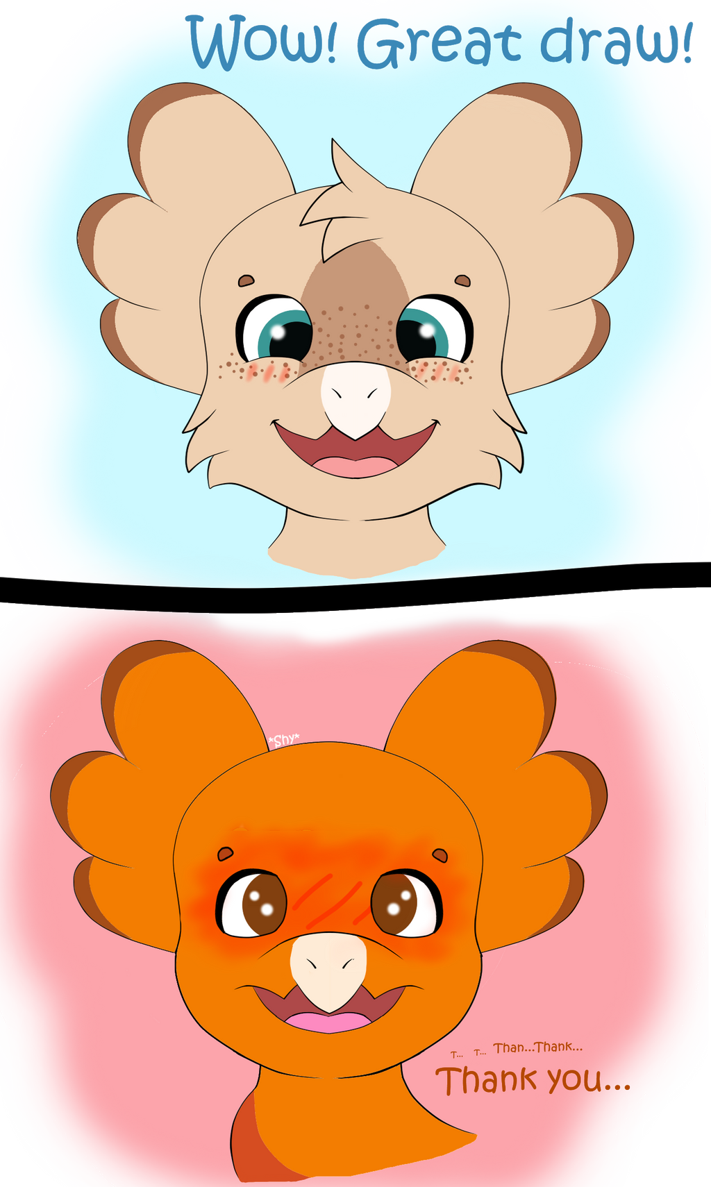 New and First friend by WwolfDublagens on DeviantArt