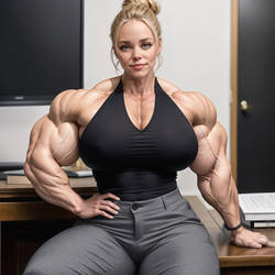 Step Into My Office - Muscle Girl