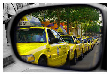 taxi line