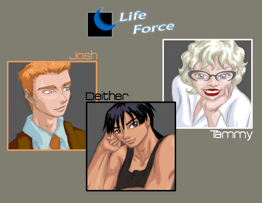 Life Force: Character sketches