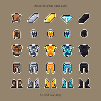 Minecraft Armor Icons Pack