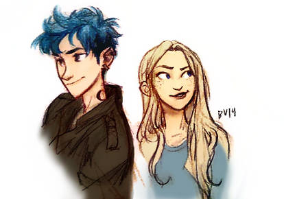 From Burdge's Tumblr: Teddy and Victoire