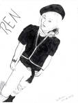 ren drawing from new music video action