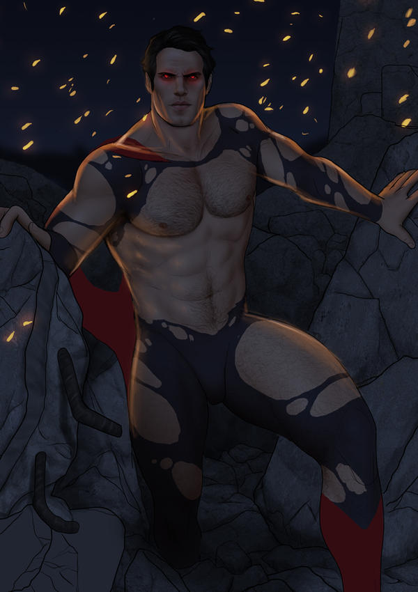 Superman Issmashed Battle Damaged Superman by kiddoblivion on DeviantArt