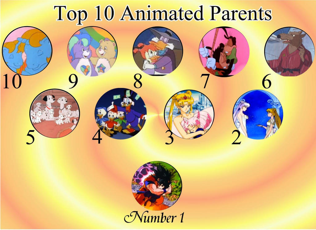 Top 10 Best animated parents by joanamaria33 on DeviantArt
