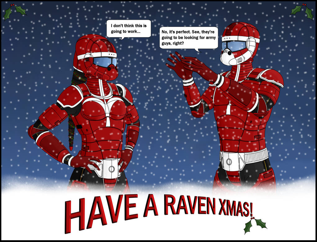 Xmas Rafer Have A Raven Xmas! by MOAB23 on DeviantArt