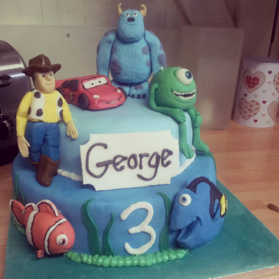 Disney Pixar cake by AdaBerry on DeviantArt